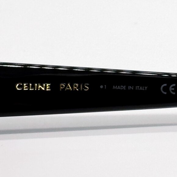 NEW CL40319F 01Y CELINE SUNGLASSES BLACK GREY WOMEN EYEWEAR - Picture 7 of 8